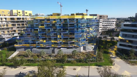 Schönes-Modernes-Wohngebäude-Montpellier-Immobilienluxus